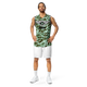 Lion Of Judah Wingz Design Recycled unisex Green Camouflage Design basketball jersey