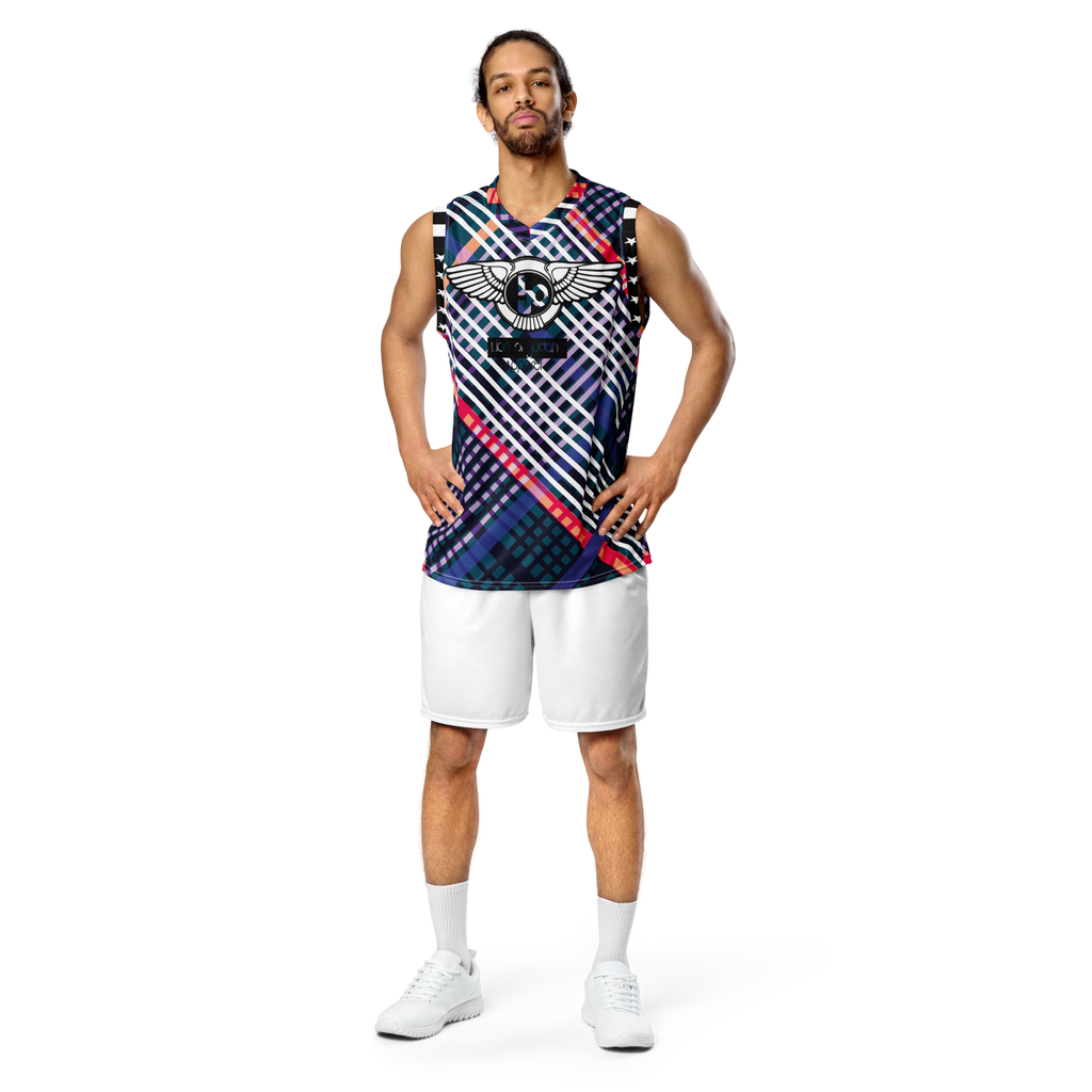 Lion Of Judah Wingz Design Recycled unisex Cross pattern 2 Design basketball jersey