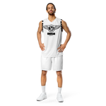 Lion Of Judah Wingz Design Recycled unisex White basketball jersey