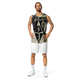 Lion Of Judah God Design Recycled unisex Dark Green Dark Grey & Tan Camouflage Design basketball jersey