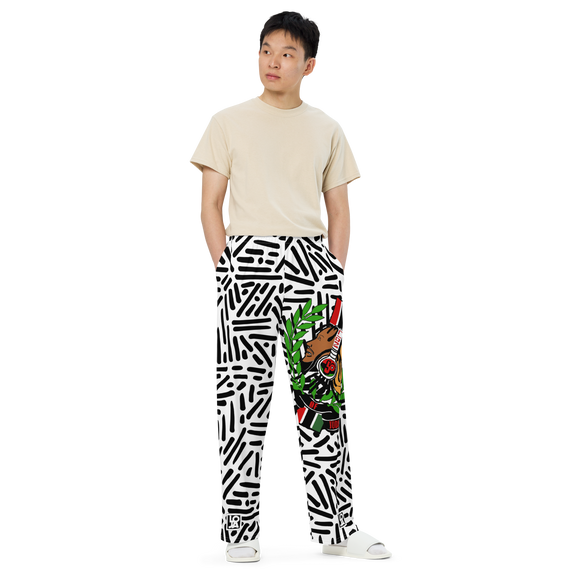 Lion Of Judah God All over print unisex wide leg pants