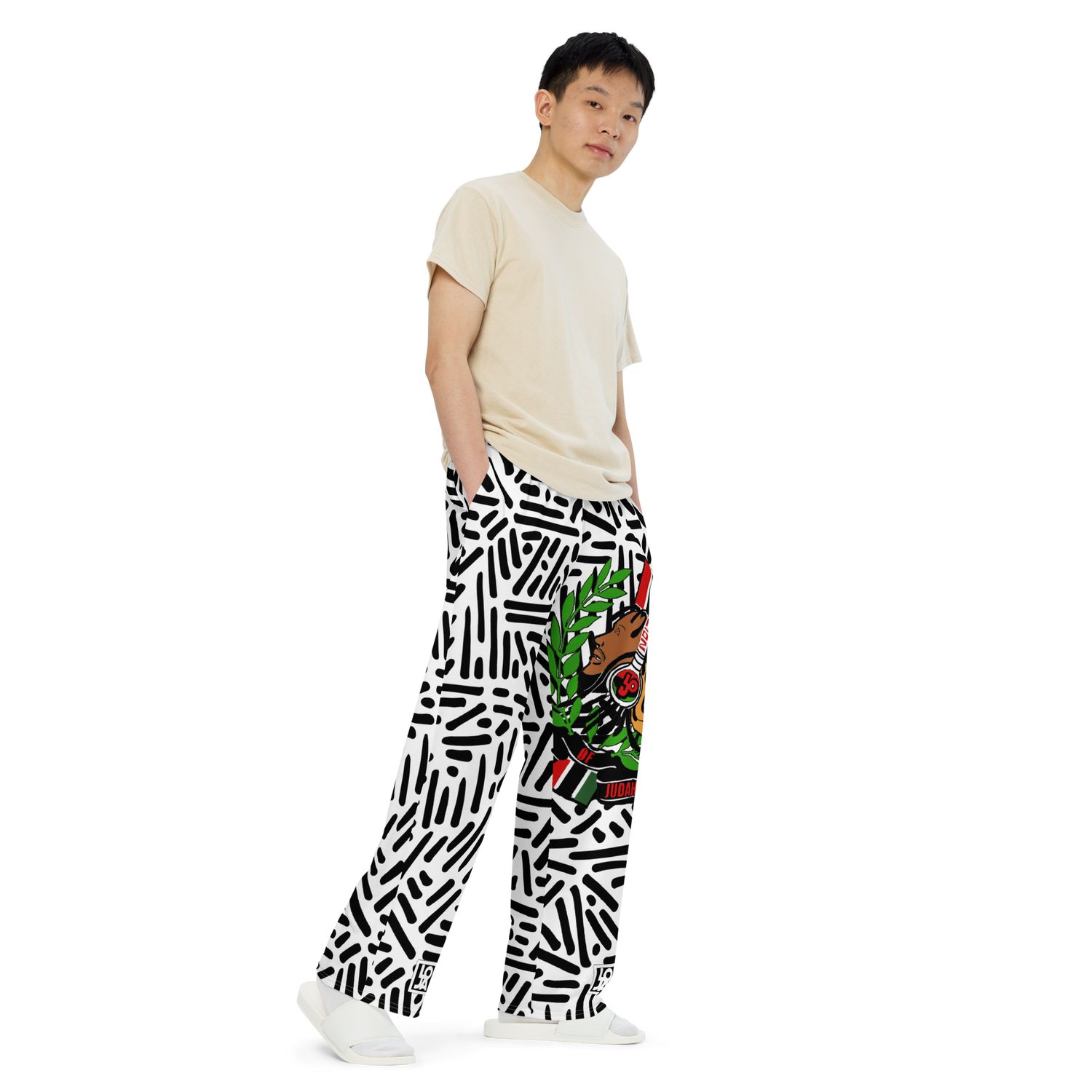 Lion Of Judah God All over print unisex wide leg pants
