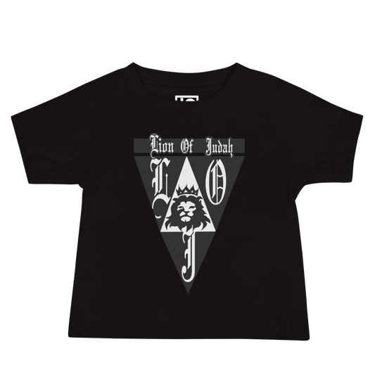 Lion Of Judah Lion Triangle Baby Jersey Short Sleeve Tee