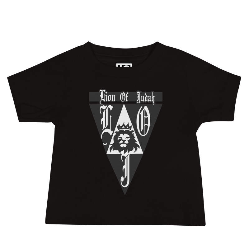 Lion Of Judah Lion Triangle Baby Jersey Short Sleeve Tee