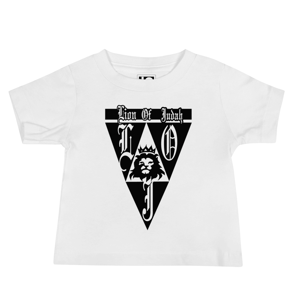 Lion Of Judah Lion Triangle Baby Jersey Short Sleeve Tee