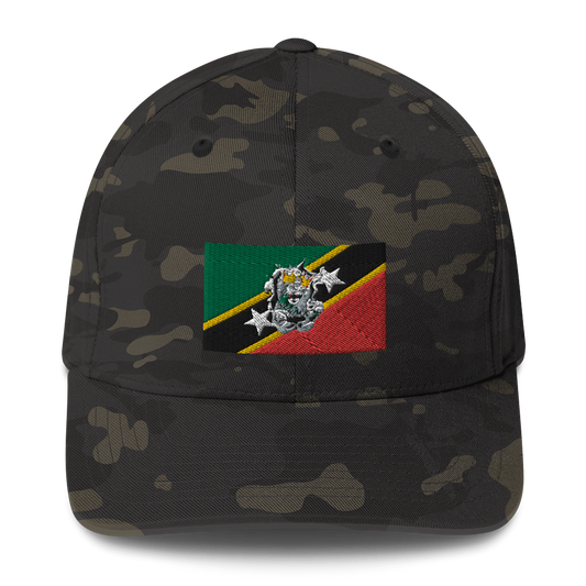 West Indian Lion of Judah Structured Twill Cap