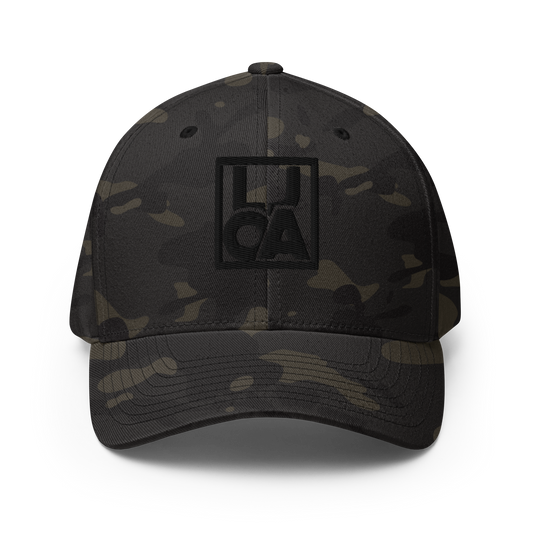 Lion Of Judah Apparel black new logo Structured Twill Cap