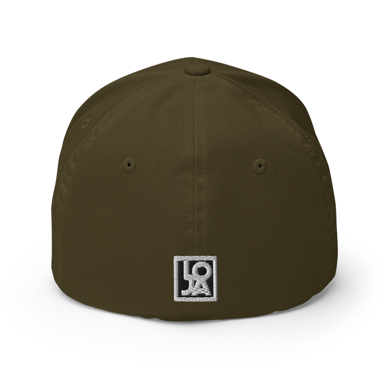 Lion Of Judah Apparel black new logo Structured Twill Cap