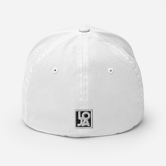 Hustle and Motivate Art Design Structured Twill Cap