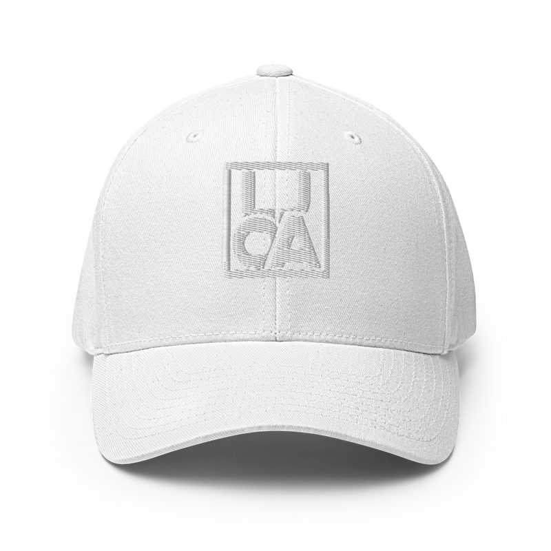Lion Of Judah Apparel White new logo Structured Twill Cap
