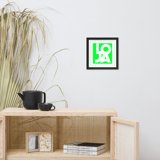 Lion Of Judah highlighted Logo Framed poster Framed poster