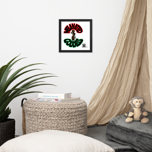 Melanated Goddess Framed poster