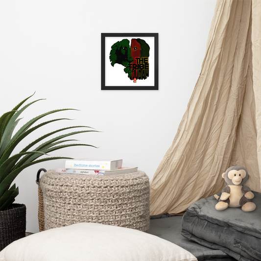 The Tribe Of Judah Lion Design Framed poster