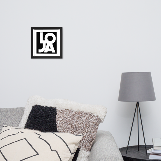 Lion Of Judah Apparel Logo Framed poster