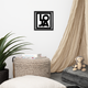 Lion Of Judah Apparel Black Logo Design Framed poster