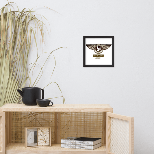 Lion Of Judah Design Framed poster
