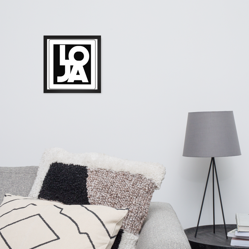 Lion Of Judah Apparel Logo Framed poster