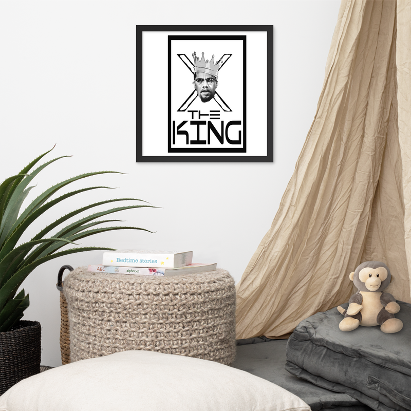 X The King Framed poster