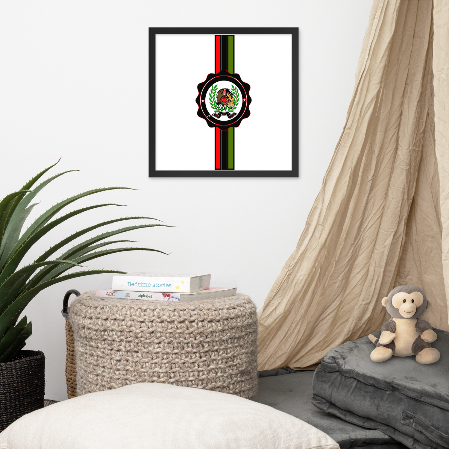Lion Of Judah God Framed poster Framed poster