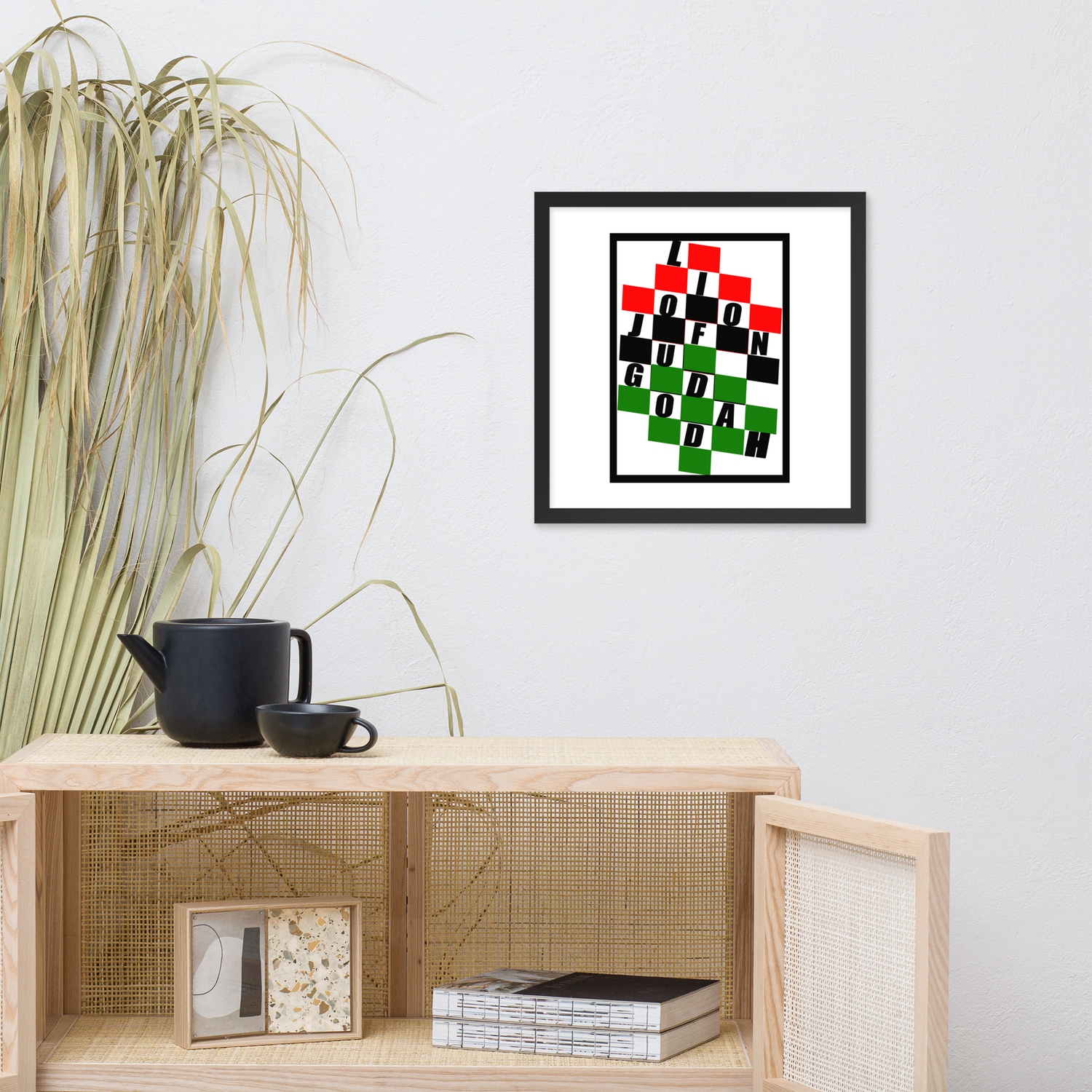KROSS WORD PUZZLE Design Framed poster