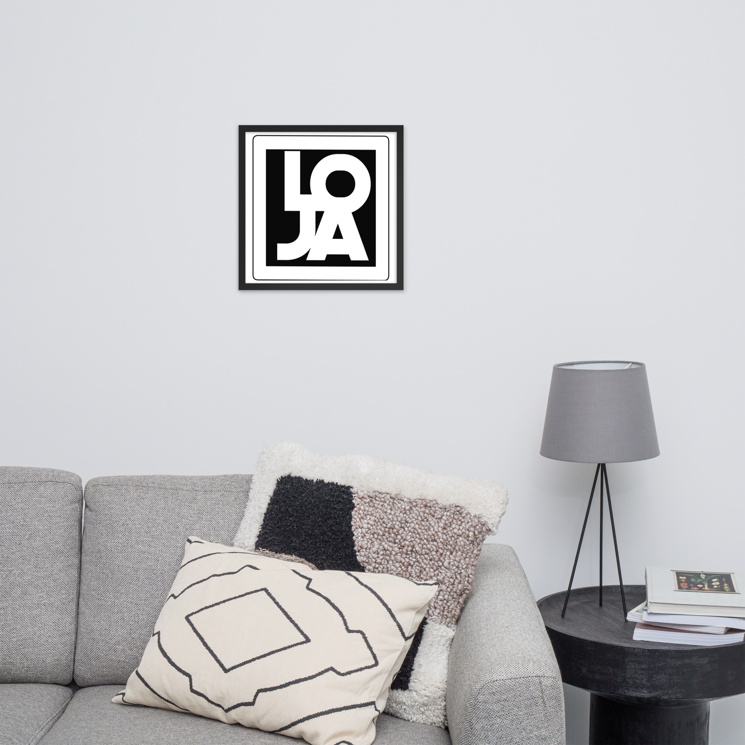 Lion Of Judah Apparel Logo Framed poster