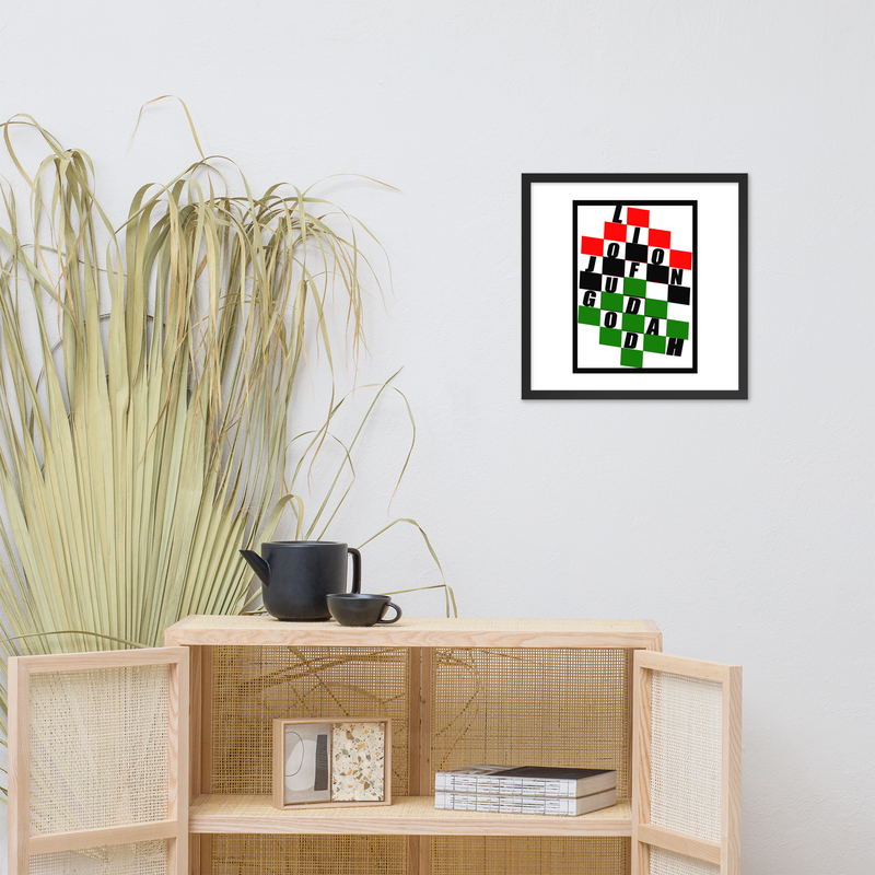 KROSS WORD PUZZLE Design Framed poster