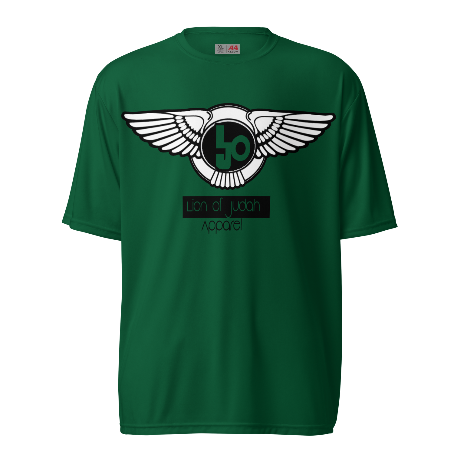 Lion Of Judah Wingz Logo Design Unisex performance crew neck t-shirt 