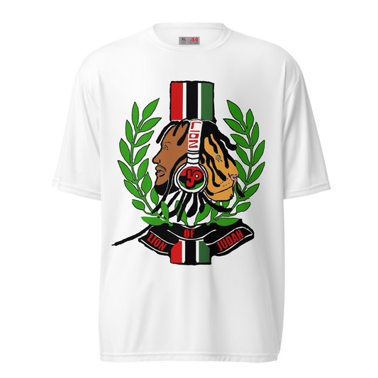 Lion Of Judah God Unisex performance crew neck t-shirt