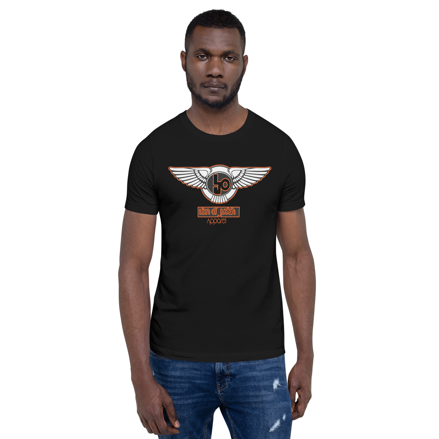 Lion Of Judah Orange Logo Short-sleeve unisex t-shirt
