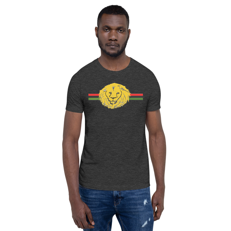 Lion head drawing Short sleeve unisex t-shirt