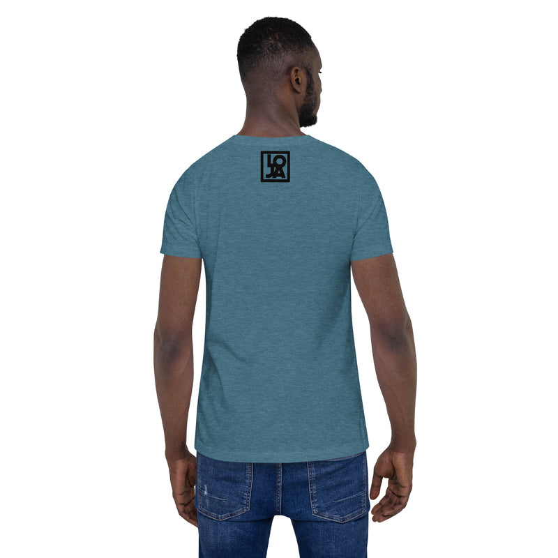 Lion Of Judah Baby Blue logo Short-sleeve unisex t-shirt