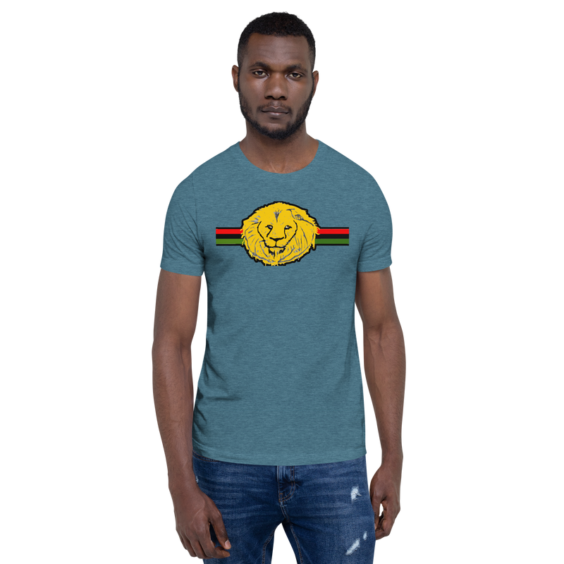 Lion head drawing Short sleeve unisex t-shirt