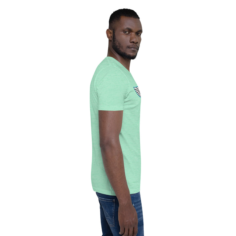 Lion Of Judah Baby Blue logo Short-sleeve unisex t-shirt