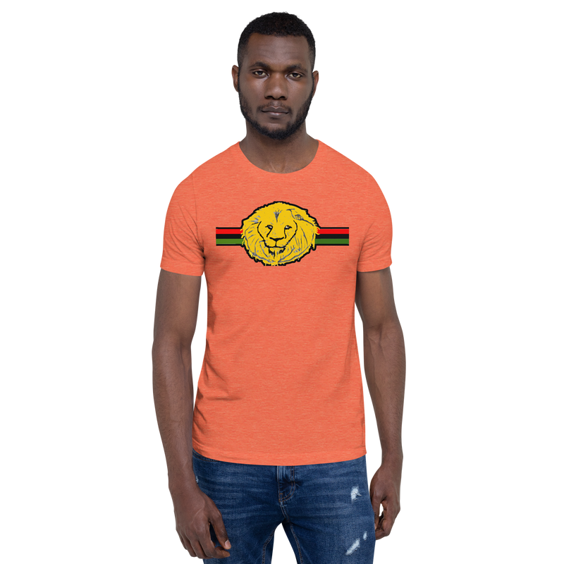Lion head drawing Short sleeve unisex t-shirt