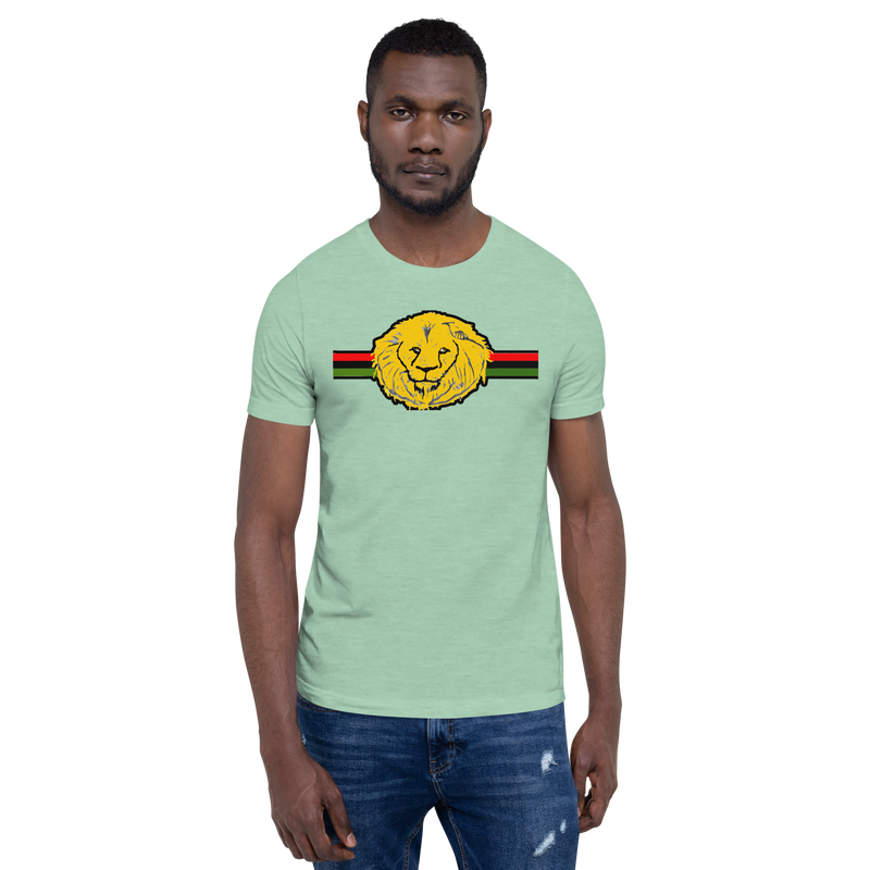 Lion head drawing Short sleeve unisex t-shirt