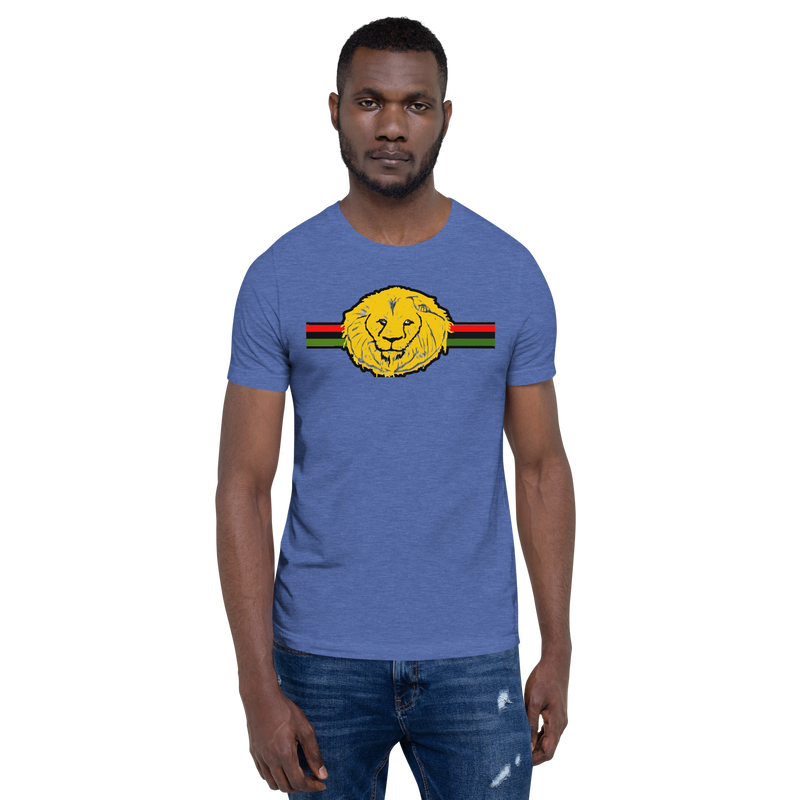 Lion head drawing Short sleeve unisex t-shirt