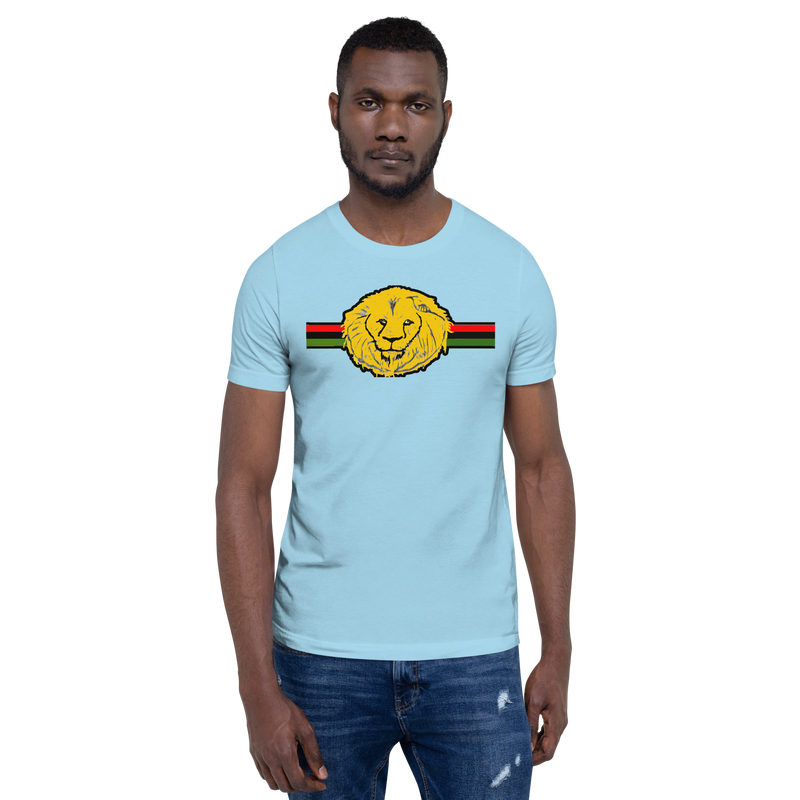 Lion head drawing Short sleeve unisex t-shirt