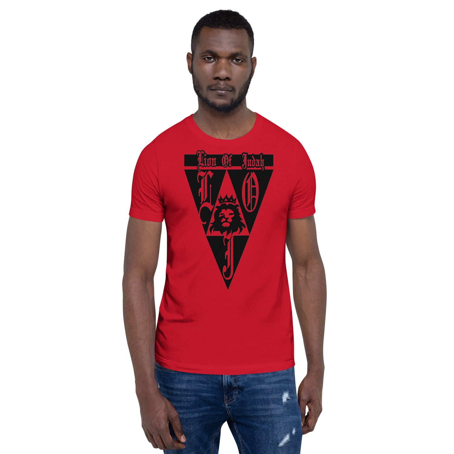 Lion Of Judah God Design Unisex t-shirt