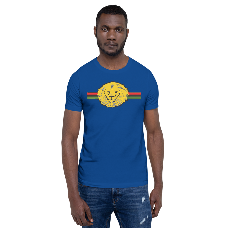 Lion head drawing Short sleeve unisex t-shirt