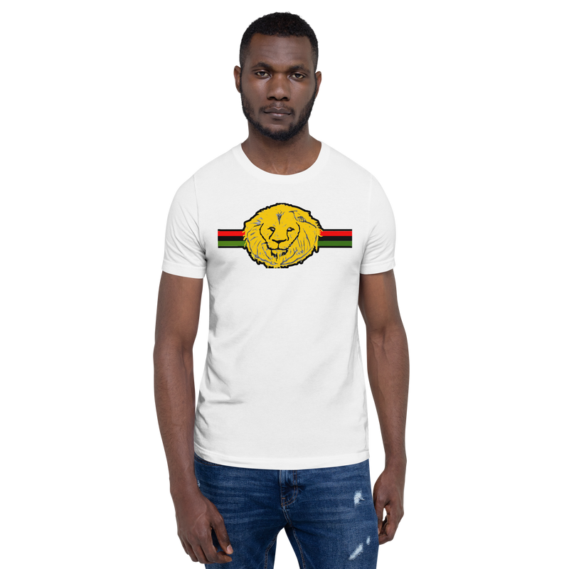 Lion head drawing Short sleeve unisex t-shirt