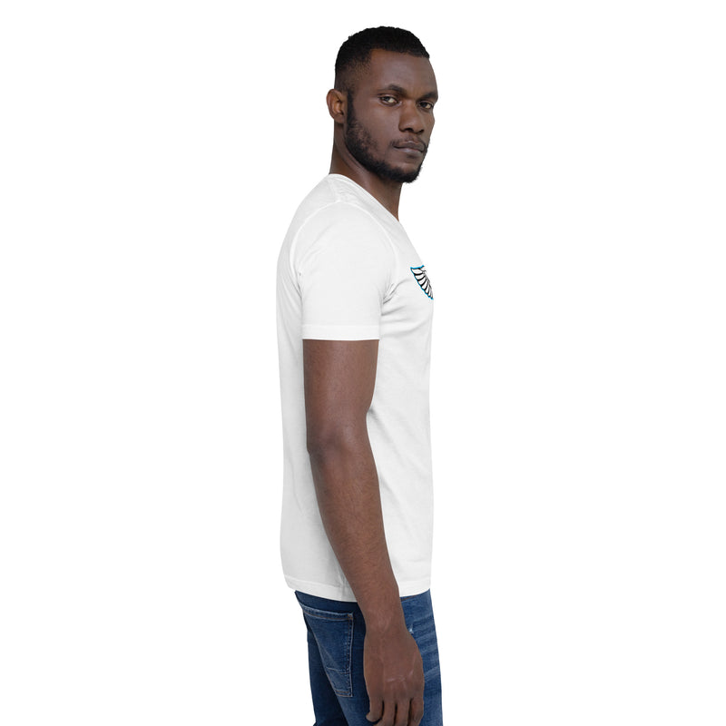 Lion Of Judah Baby Blue logo Short-sleeve unisex t-shirt