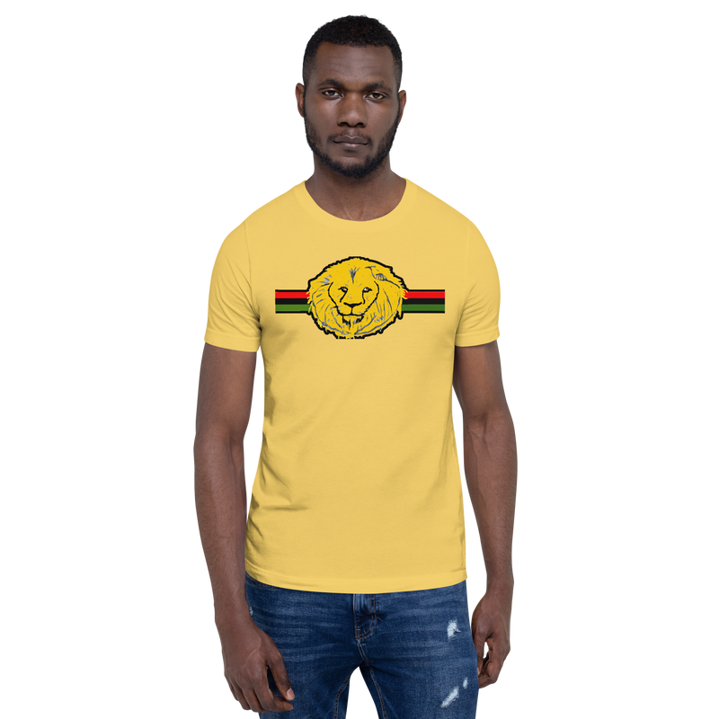 Lion head drawing Short sleeve unisex t-shirt