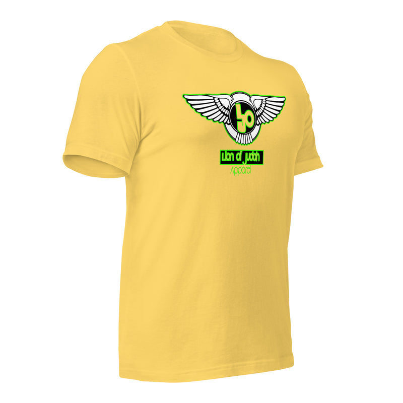 Lion Of Judah Green logo Short-sleeve unisex t-shirt