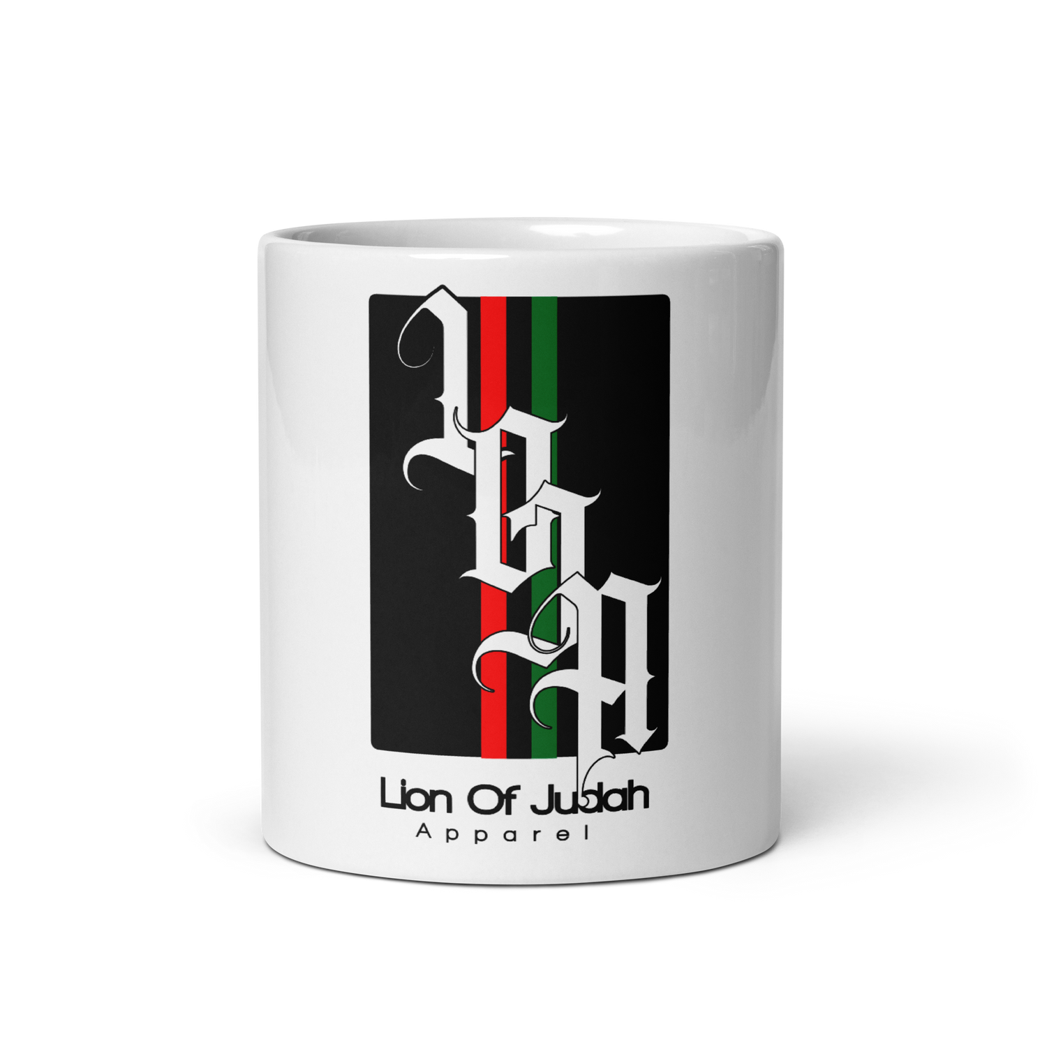 Lion of Judah 2022 Design White glossy mug