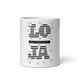LION OF JUDAH APPAREL STAR DESIGN White glossy mug