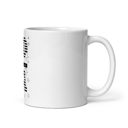 LION OF JUDAH APPAREL STAR DESIGN White glossy mug