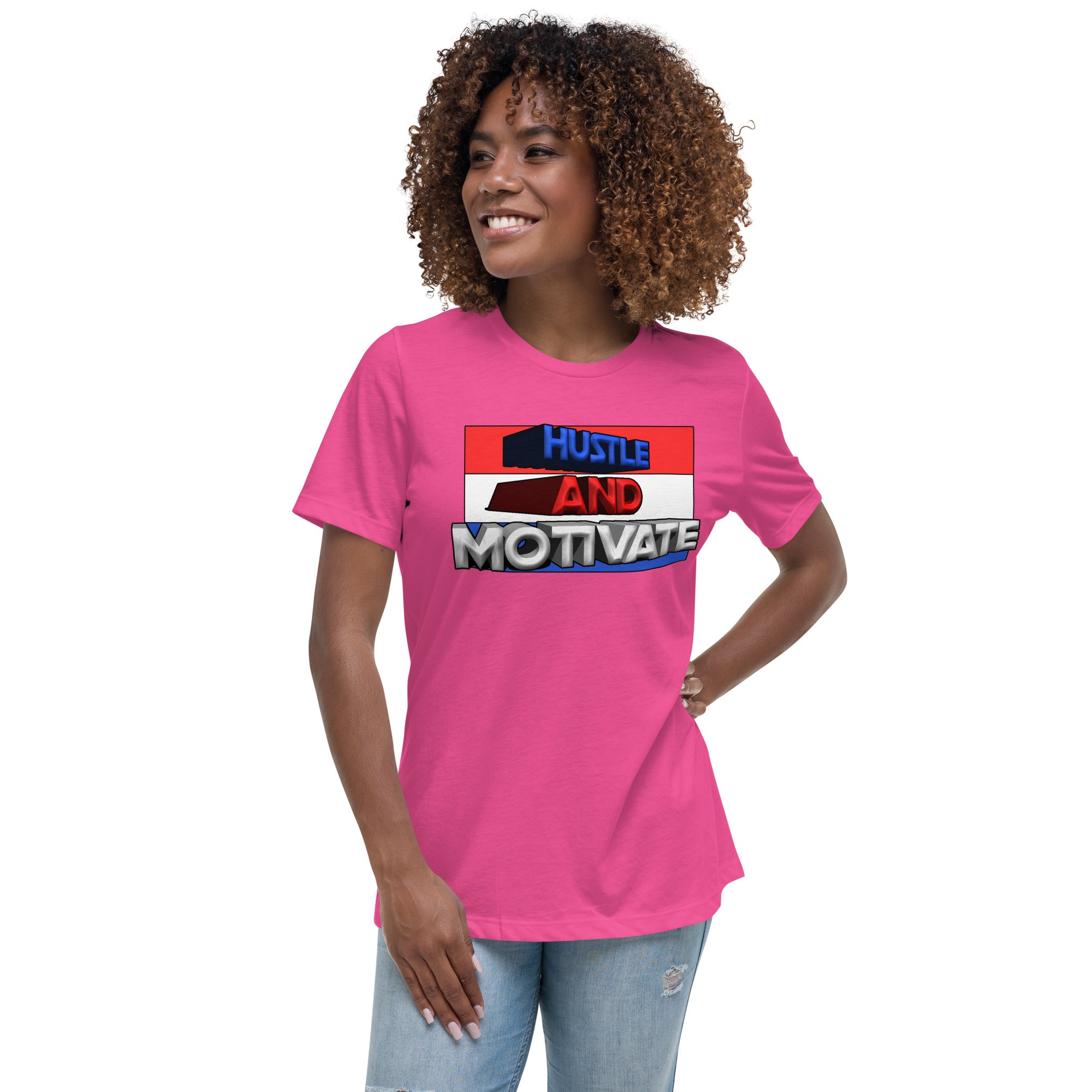 Hustle and Motivate Women's Relaxed T-Shirt