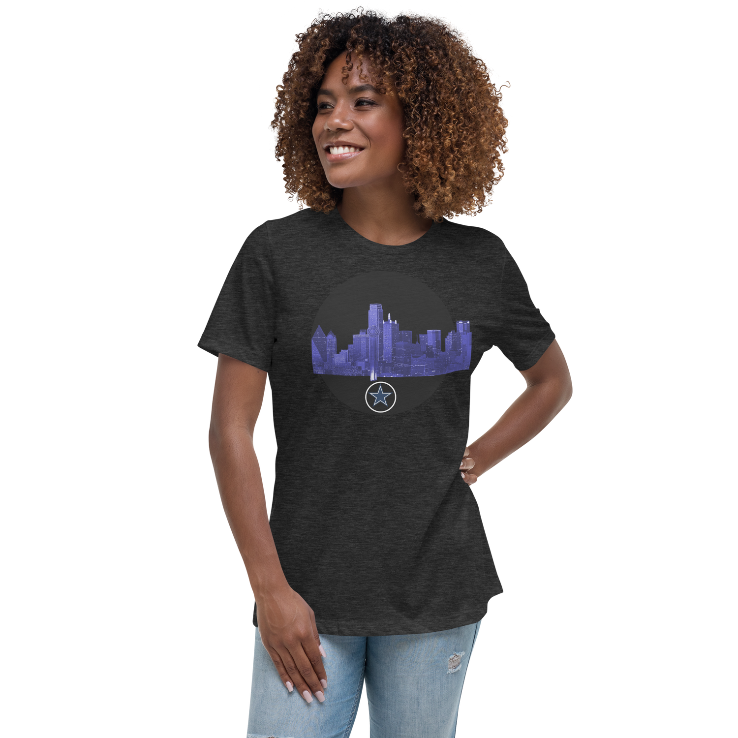 Dallas Texas Skyline Women's Relaxed T-Shirt 