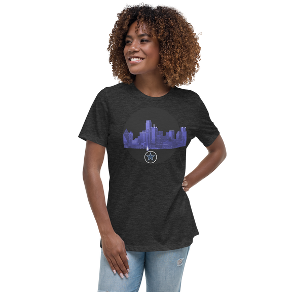Dallas Texas Skyline Women's Relaxed T-Shirt 