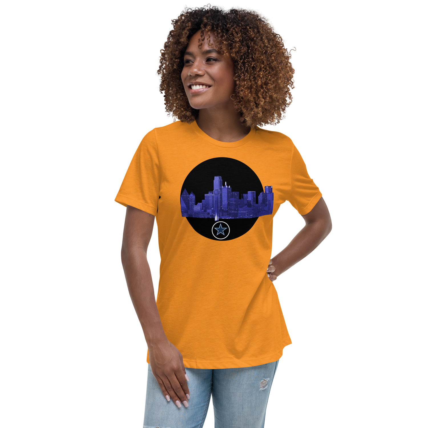 Dallas Texas Skyline Women's Relaxed T-Shirt 